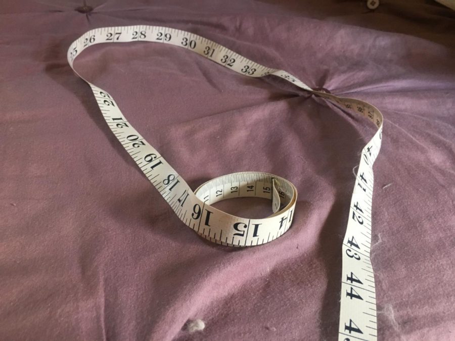 Photo of measuring tape. 
