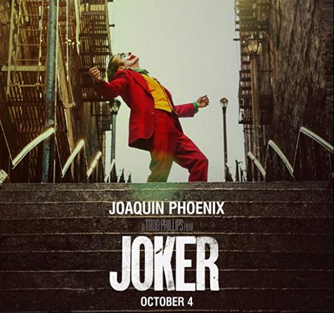 Movie poster for Joker. 