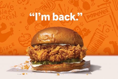 Notorious chicken sandwich  from Popeyes makes a return. 