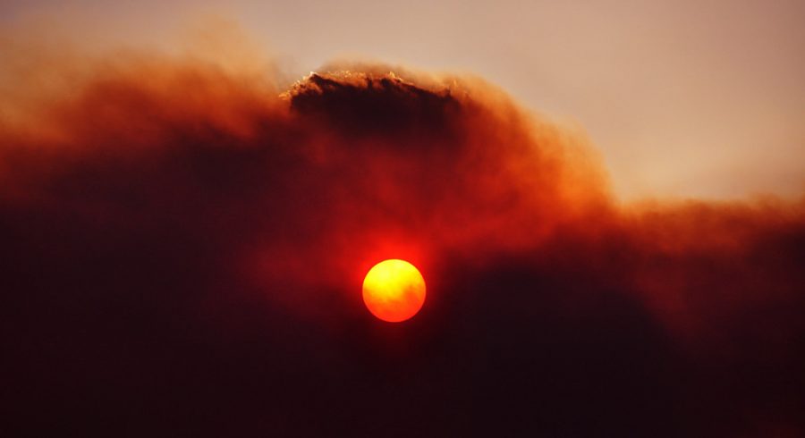 Tasmanian sky engulfed in flames in Australia. (Photo Credits: Bushfire Sky Tasmania by frogpondsrock is licensed under CC BY-NC-SA 2.0Bushfire Sky Tasmania by frogpondsrock is licensed under CC BY-NC-SA 2.0)