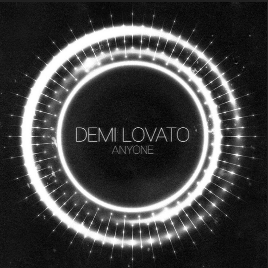 Demi Lovato cover art for new single Anyone.