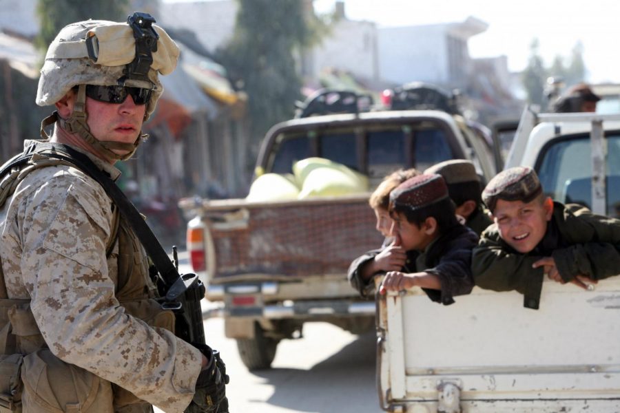 American troops in Afghanistan have now left the millions of people helped by American occupation behind. 

Credit: File:Flickr - DVIDSHUB - Marines work to build relationships with the Afghan people (Image 1 of 4).jpg by DVIDSHUB is licensed under CC BY 2.0
