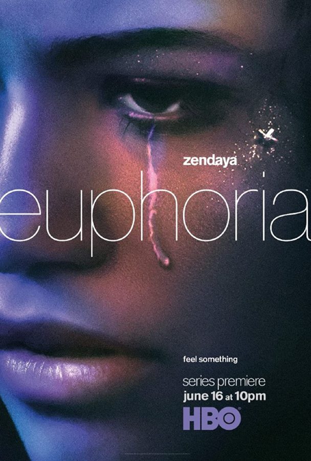 Zendaya on the cover art for Euphoria