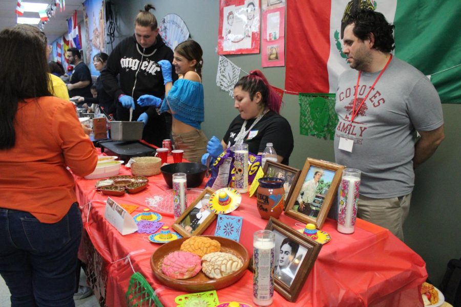 The Mexico stand on Multicultural night.