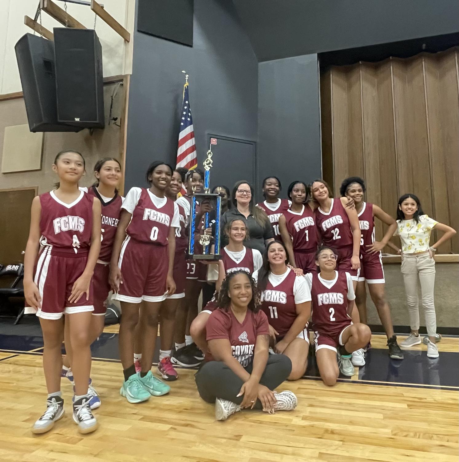 The Girl s Middle School Basketball Team Are Crowned As Champions the-girl-s-middle-school-basketball-team-are-crowned-as-champions