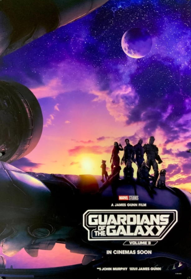 Guardians of the Galaxy movie poster that was largely used by cinemas.