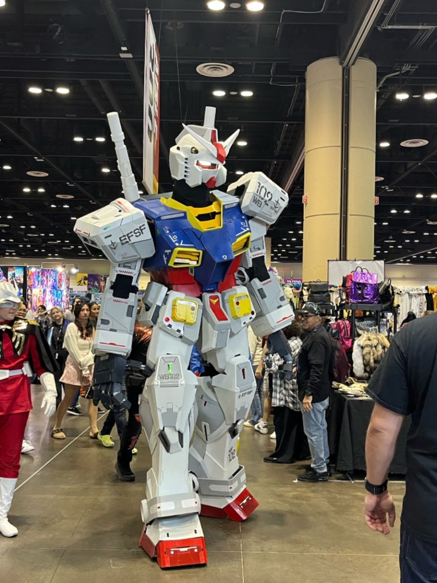 Cosplayer at Megacon cosplaying as Gundam (from Gundam) 