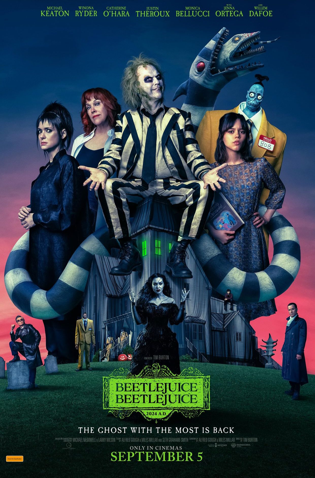 Beetlejuice, Beetlejuice movie poster.