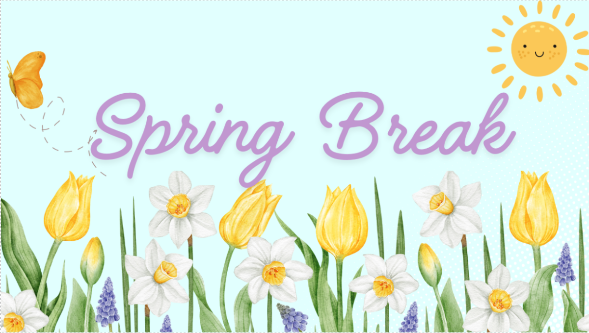 What are Your Spring Break Plans? graphic. (Canva)