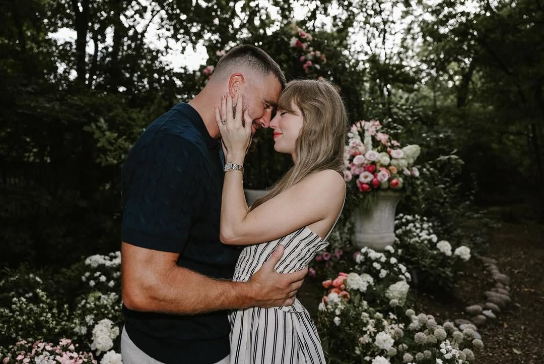 Travis Kelce and Taylor Swift getting married.