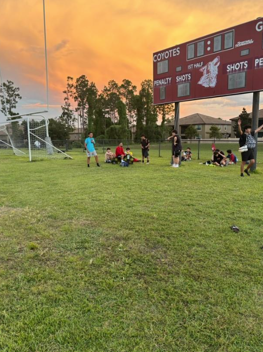 Soccer Conditioning in session