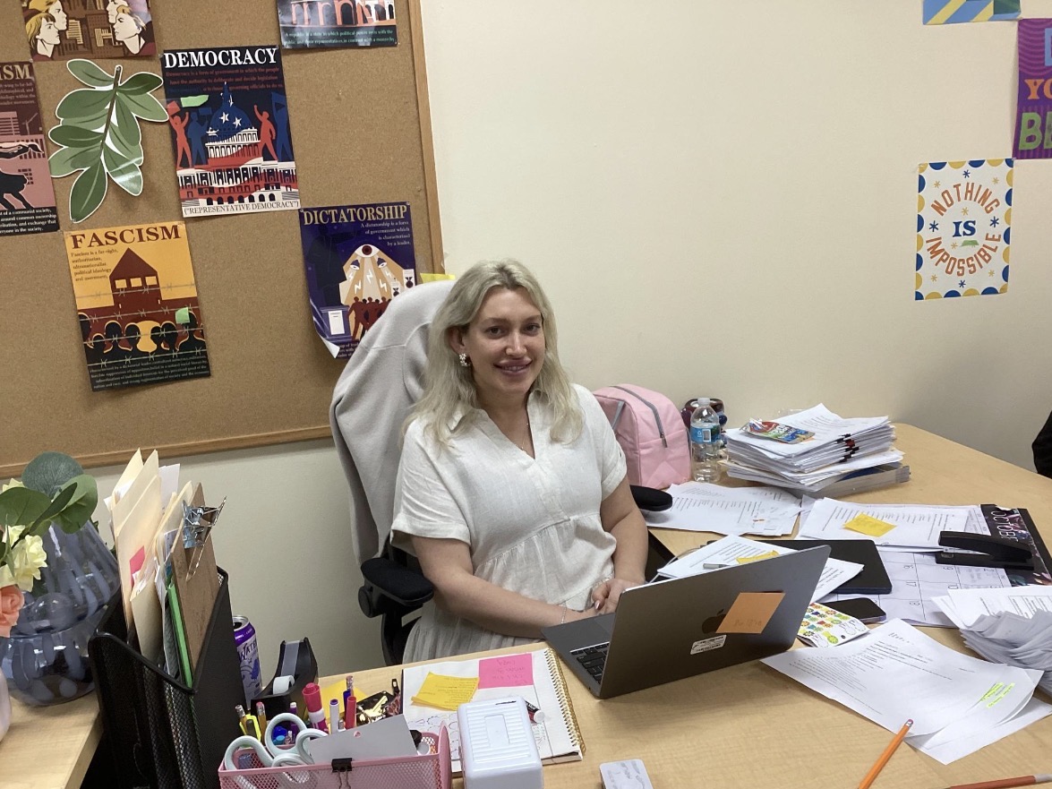 A photo of Four Corners High School Teacher Haley Zalcman.